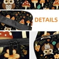 thumbnail image 3 of ERJLKXP Owl Forest Mushroom Makeup Bags Travel Cosmetic Bag Case, Large Capacity Organizer and Storage, Portable Pouch Toiletry bag for Women & Girls, 3 of 7