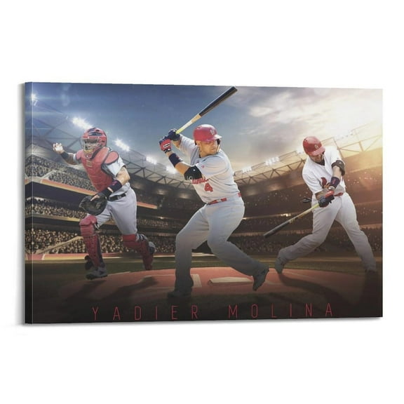 Yadier Molina Sports Poster Poster Album Cover Posters for Bedroom Wall Art Canvas Posters Music Album Cover Poster