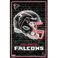 thumbnail image 2 of NFL Atlanta Falcons - Neon Helmet 23 Canvas Wall Poster, 22.375" x 34", 2 of 4