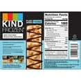 KIND Frozen Dark Chocolate Almond Sea Salt Treat, Creamy PlantBased Bars,1.6 fl oz, 5 Ct