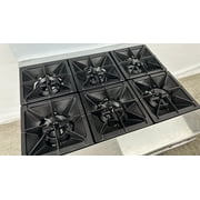 36-Inch Gas Oven Range 6-Burner, Heavy-Duty Oven Ranges 210,000 BTU Commercial Range for Kitchen Restaurant, NSF