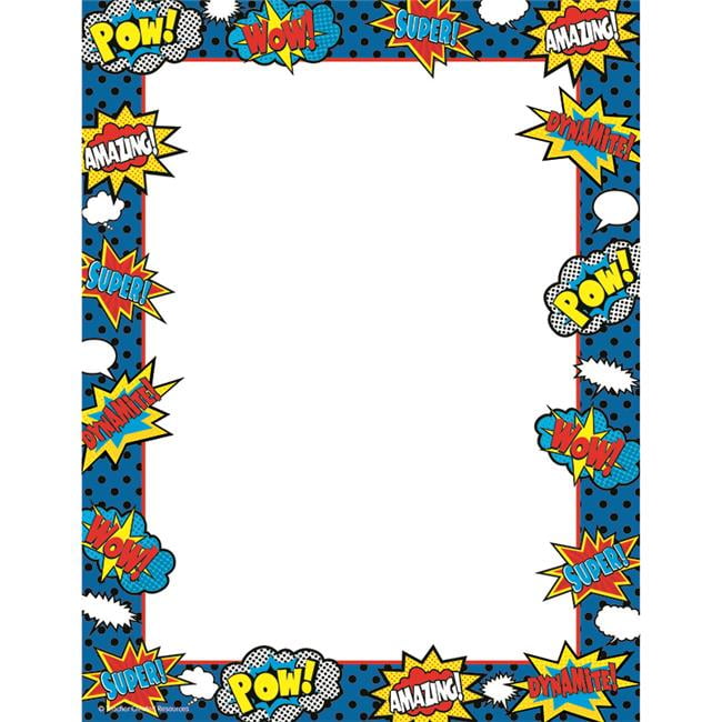 Superhero Computer Paper - Pack of 6