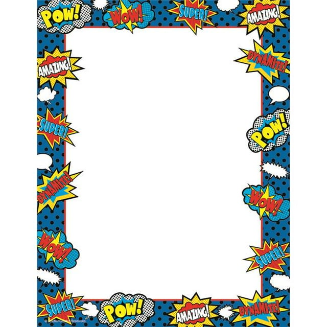 Papier pour Ordinateur Superhero - Lot de 6