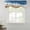 Blue, variant on Blue Brown Striped Tie Up Valance Curtains for Windows, Kitchen Curtains Window Treatments, Modern Gradient Abstract Waves Short Window Shades Valances for Bedroom Bathroom Cafe 42"x18"
