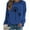 Blue, variant on Xdegoge Graphic Sweatshirts for Women Vintage Dandelion Pullover Tops Oversized Long Sleeve Crewneck Sweatshirt Casual Fall Fashion Outfits 2025