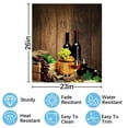 thumbnail image 2 of Vacuum Wine Stopper Dishwasher Magnet Cover Decorative Sticker for Home Cabinet Kitchen 23" x26", 2 of 5
