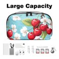 thumbnail image 3 of Cherry Tech Gear Oxford Cloth Waterproof Charger Organizer Case for Electronic Devices Storage - Hard Drive Case, Cord Organizer, Travel Cord Organizer Case - 5.9x9.44x3.14 in, 3 of 6