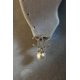 thumbnail image 1 of Fashion Earrings Jewelry Pearl Detailed Cc Earrings, 1 of 4
