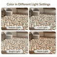 thumbnail image 7 of ODIKA Bathroom Geometric Way Interlocking Block Faded Stairs Hallway Non-Slip Chair-Friendly for Dining Room, Large Office, Lounge, 7 of 7