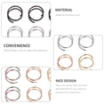 thumbnail image 6 of Melantax 12pcs Nose Rings Spiral Nose Decoration Nose Rings Nose Rings Colored Nose Rings, 6 of 7