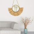 thumbnail image 3 of pitrice Miroir Rond Marocain Fait à la Main Décor Authentique Se Suspend Miroir Moitié Inférieure, 3 of 9