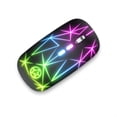thumbnail image 1 of Seitruly Ratón inalámbrico para juegos de 2,4 GHz, 1000/1200/1600 DPI, 500mAh, recargable, luz de 7 colores, equipo de accesorios para ratones Juegos de teclado y mouse para computadora No.04, 1 of 8
