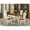 Buttermilk & Cherry, variant on East West Furniture Monza 5-piece Traditional Wood Dining Set in Black/Cherry
