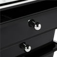 thumbnail image 6 of Yaheetech 20 Drawers Rolling Storage Cart Bin Organizer on Wheels Scrapbook Paper Office School Organizer, Black, 6 of 14