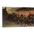 thumbnail image 1 of ARTCANVAS Riderless Racers at Rome 1817 Canvas Art Print by Theodore Gericault - Size: 18" x 12" (1.50" Deep), 1 of 9