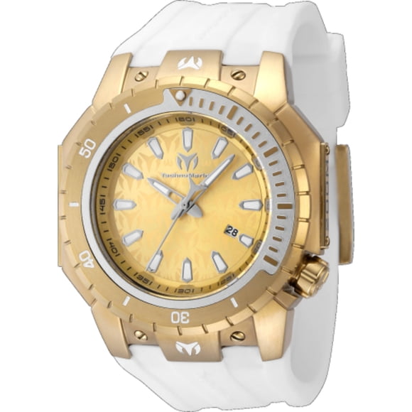 Technomarine TM-224009 Men's Manta Sea Gold Tone Dial Strap Watch