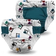 thumbnail image 1 of Kanga Care Lil Learnerz Reusable Swim and Toilet Training Pants (Medium - I LOVE RAR & Caribbean), 1 of 9