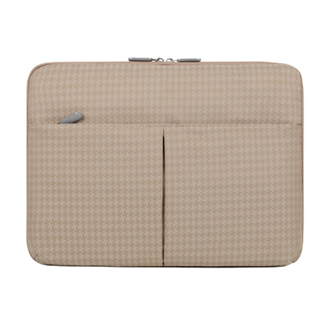 Bolso del ordenador portátil del cuero de la PU, bolso protector a prueba de golpes durable de la manga del ordenador portátil del bolso protector 360 del ordenador