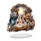 thumbnail image 4 of Letrero Acrílico De Natividad, Decoración Navideña Cristiana 2D Para Gabinete De Mesa De Dormitorio, 4 of 8