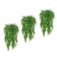 thumbnail image 3 of Plantas Artificiales Colgantes, Plantas Verdes Artificiales de Plástico para Interior/Exterior/Balcón/Pared/Maceta/Jardín/Decoración, Paquete de 3 Piezas, 3 of 8