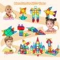 thumbnail image 4 of GRM Magnetic Tiles, 41 Pieces, 3D Magnetic Building Blocks for Kids, STEM Certified, 4 of 7
