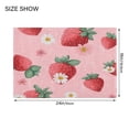 thumbnail image 4 of IAUYY Set of 2 Inch Bath Mat Thick Soft Plush Shower Mat TPR Backing Material Non Slip Bath Mats for Bathroom for Tub Shower Hotel Strawberry, 4 of 9