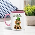 thumbnail image 5 of Happy St. Patrick’s Day Cocker Spaniel with Green Hat Shamrocks Rainbow 11oz Accent Two-tone Mug Cockers Dog Lover Gifts Coffee Tea Cup - 03007, 5 of 5