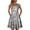 Gray, variant on IROINNID Women's Sleeveless A-Line Dress Round Neckline Fashion Summer Christmas Loose Comfy Dress Prints Dress