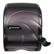 San Jamar Element Lever Roll Towel Dispenser, Oceans, 12.5 x 8.5 x 12.75, Black Pearl (T990TBK)