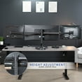 thumbnail image 5 of VIVO Triple Monitor Desk Stand Mount FreeStanding Adjustable 3 Screens up to 32", 5 of 8