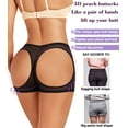 thumbnail image 5 of Women Butt Lifter Panties Booty Lift Seamless Shapewear Tummy Control Body Shaper Enhancer Underwear, 5 of 7