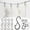 Black, variant on 100Fens 8 Pcs S Hooks For Hanging S Shaped Hooks For Kitchen Utensil And Closet Rod