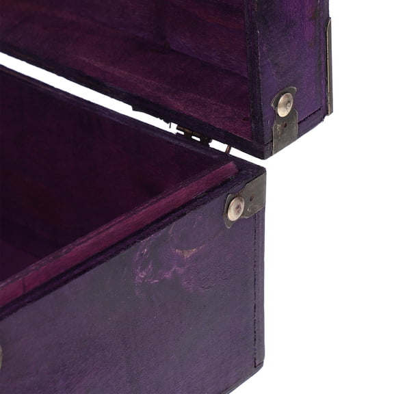 OFFIGAM Vintage Wooden Jewelry Box Lock, Multifunctional Organizer for Home, Travel, and Accessories Storage