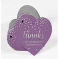 thumbnail image 3 of Inkdotpot Pack Of 50 Real Silver Foil Paper Tags Thanks For Celebrating The Bride To Be Bridal Shower Favor Hang Tags, 3 of 8