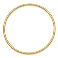 thumbnail image 4 of Auriga Fine Jewelry 10K Yellow Gold 2.5mm Grooved Slip-on Bangle Size 8 for Women, 4 of 6