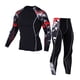 thumbnail image 1 of sweethay Ropa de hombre, camiseta de compresión plegable transpirable, mallas, Top de manga larga, chándal ligero, ropa de Fitness de cuello conjuntos de ropa Tipo 2 sweethay AP013620-02, 1 of 6
