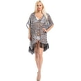 thumbnail image 5 of HAPPY BAY Women's Open Front Boho Beach Duster Kimono Cardigan XL-XXL Jet Black_AB968, 5 of 5