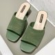 thumbnail image 1 of Sandalias y zapatillas de tacón medio para mujer Verano de prendas de vestir exteriores tejidas voladoras sandalias y zapatillas de mujer de moda, 1 of 6