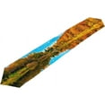 thumbnail image 5 of Coolnut 13"x90" Rectangle Cloth Table Runner Autumn Forest Lake Table Cover for Wedding Birthday Holiday, 5 of 5
