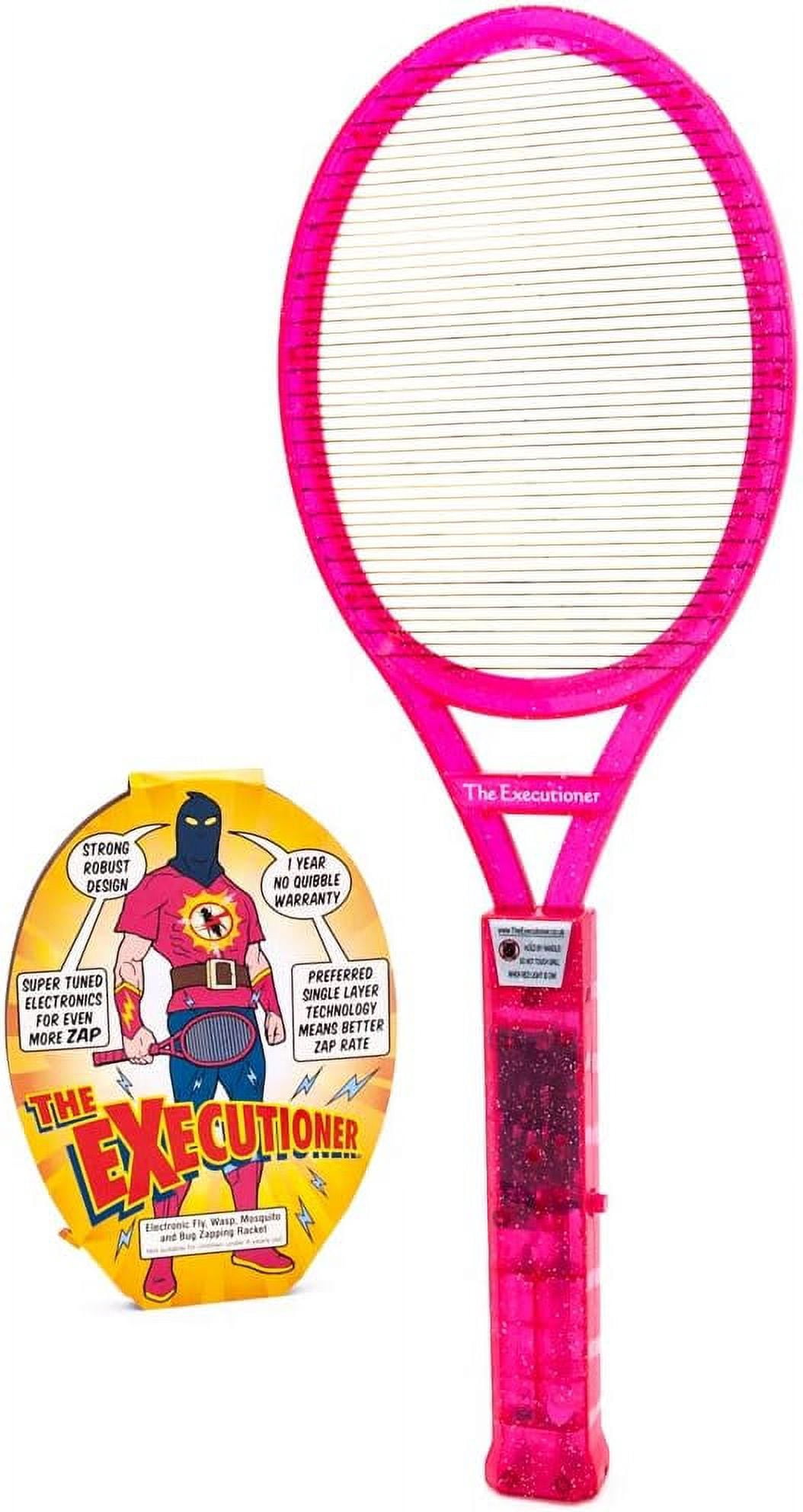 The Executioner Pink Fly Swatter Racket Mosquito Bug Zapper 50cm Long