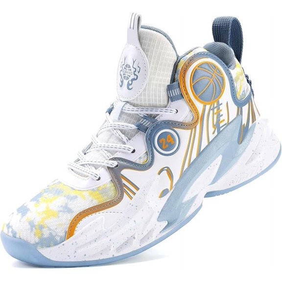 Men's Basketball Shoes Anti-Slip Breathable Running Shoes Fahsion Sneakers Lightweight Outdoor Gym Shoes
