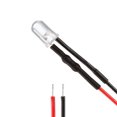 thumbnail image 1 of Luz LED preconectada, DC 24V 20mA - Bombilla redonda blanca preconectada de 5 mm para fiestas en barcos (10 PCS), 1 of 4
