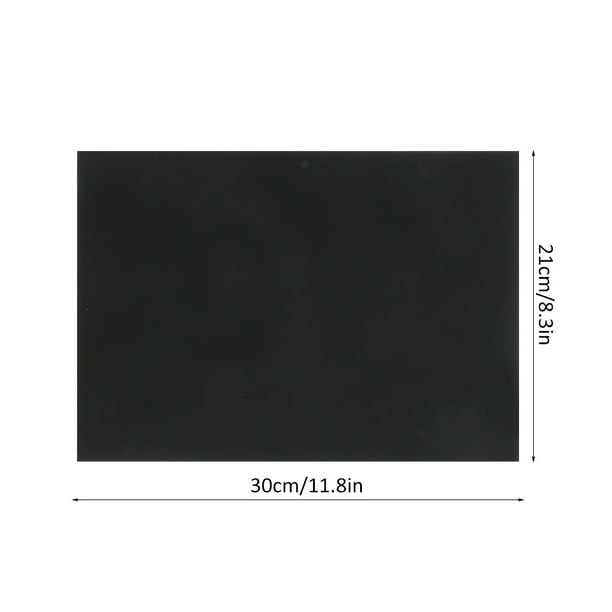 Feuille autocollante en feutrine anti-rayures - format a4 noir 210mm x  297mm 1 feuille