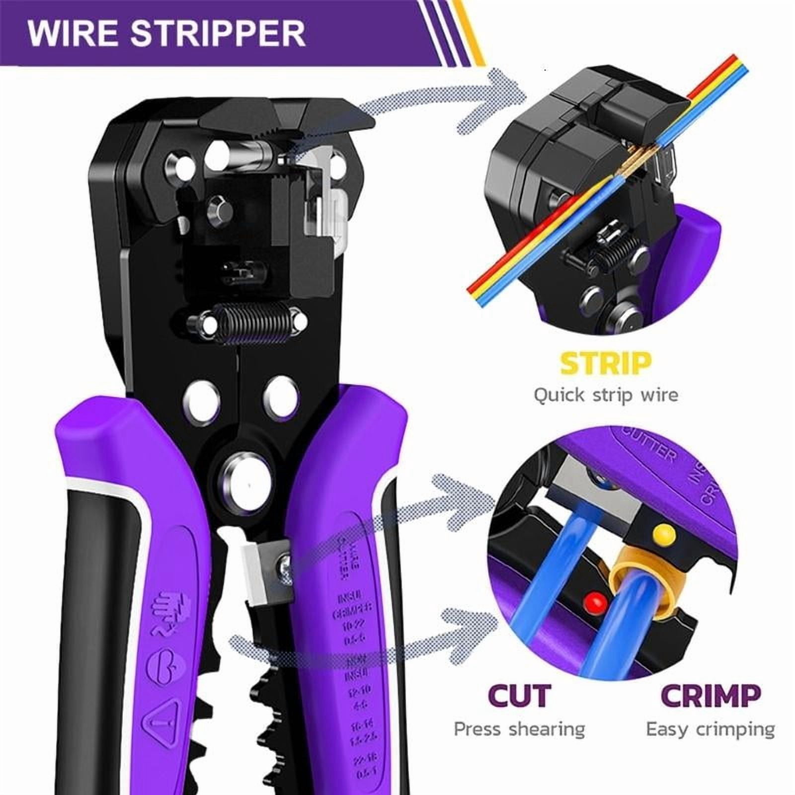 CEORPER MultiFunction Electric Wire Stripper Cutter Crimper Tool For DIY Projects