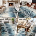 thumbnail image 5 of Spring Forest Area Rug 5x8 FT, Non Slip Bedroom Throw Carpet, Grey Tree Branch Impressionist Style Washable Soft Floor Carpet Non-Shedding Rug for Living Room Nursery Dorm Office, 5 of 9