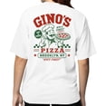 thumbnail image 2 of Smartprints Gino's Pizza Brooklyn Women's T-Shirt White, Cotton, 2XL, 2 of 4