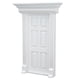 thumbnail image 2 of 1:12 casa de muñecas puerta de madera exquisito modelo de muebles de puerta en miniatura juguete para juego de imitación blanco, 2 of 9