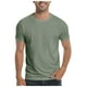 thumbnail image 1 of Camiseta lisa de cuello redondo ultrasuave para hombre: camiseta básica sostenible y transpirable para uso informal y deportivo, 1 of 4