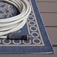 thumbnail image 3 of SAFAVIEH Courtyard Claire Rooster Indoor/Outdoor Area Rug, 4' x 5'7", Blue/Natural, 3 of 10