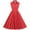 Red, variant on Summer SMihono Women's 50s Vintage Polka Dot Pinup Retro Rockabilly Swing Dress Sleeveless Collared Button Down A Line Party Cocktail Dresses Navy 4